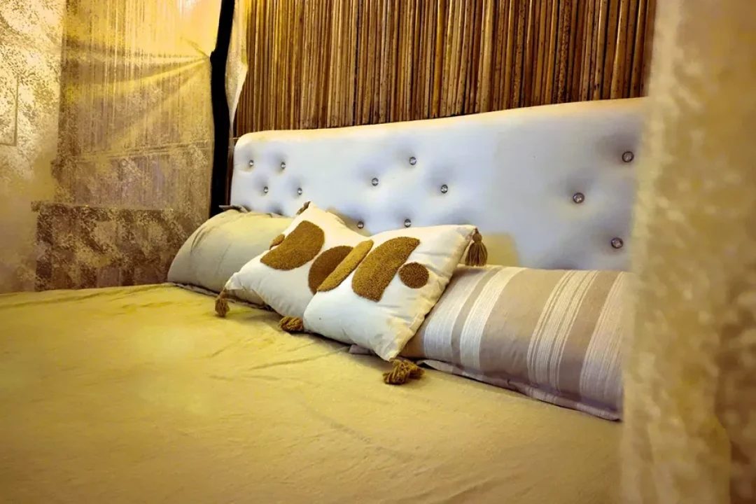 Private cabana overnight desert stay